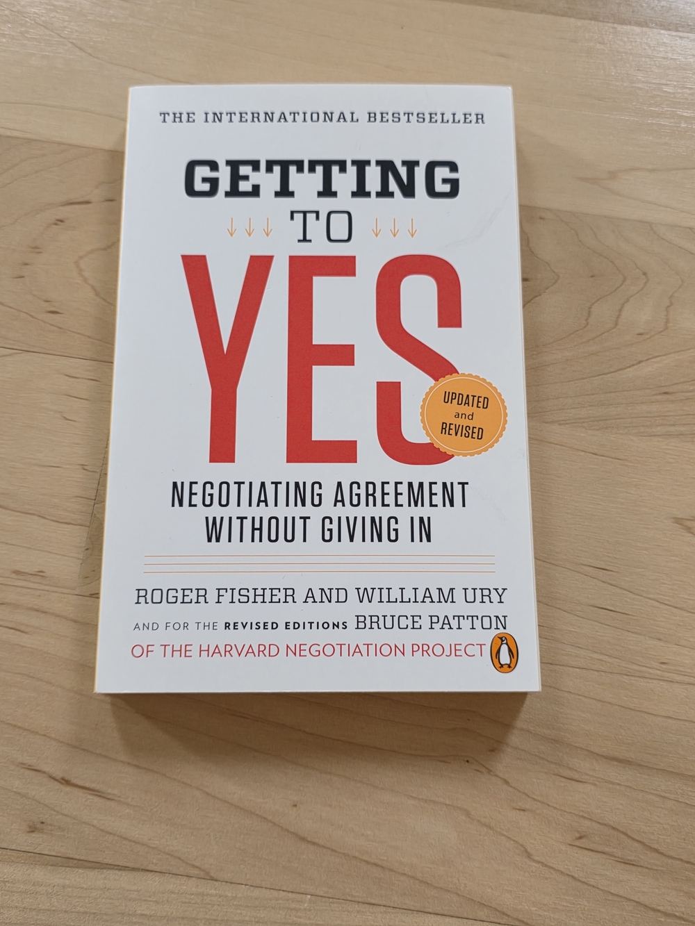 Original Penguin Paperback Book with Red and White Cover